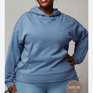 Fabletics Dusty Blue Women's Year Round Terry Hoodie